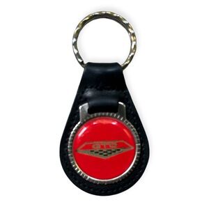 Vintage Pontiac GTO Leather Keychain